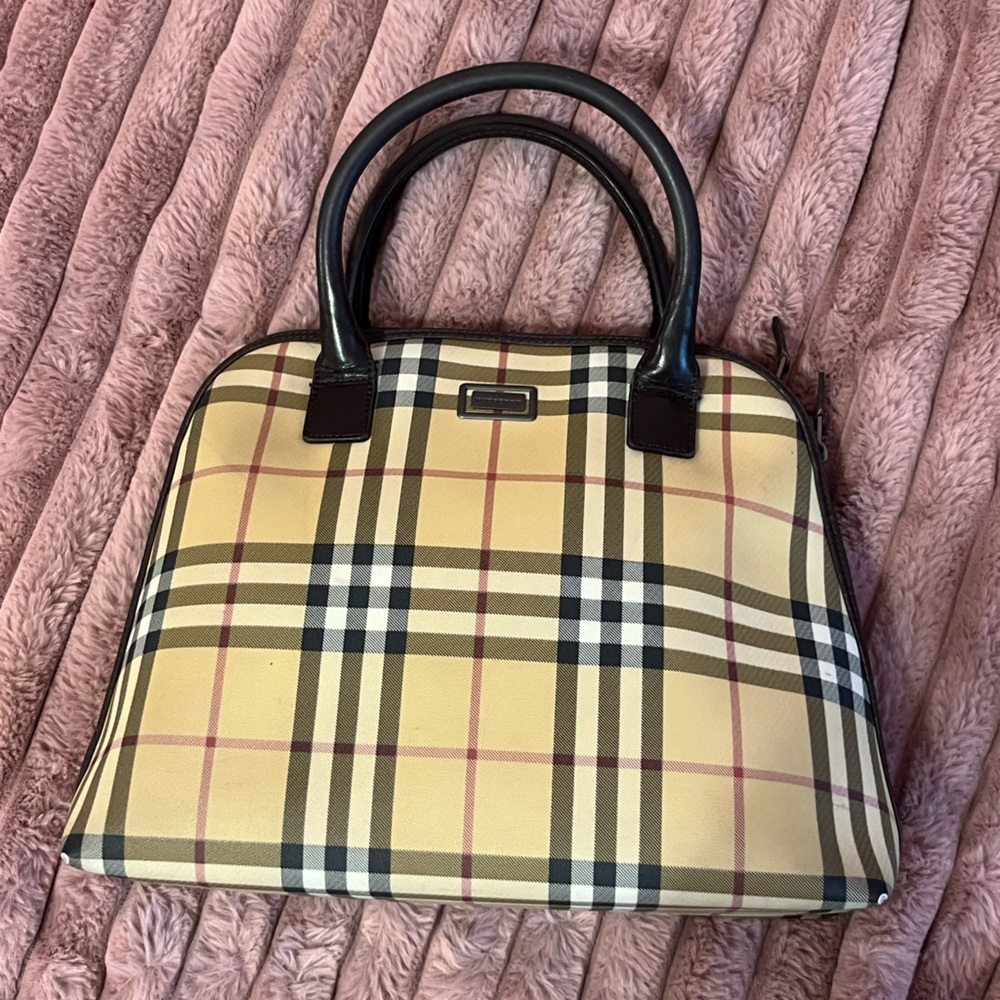 Burberry Tan Plaid Women's Bag